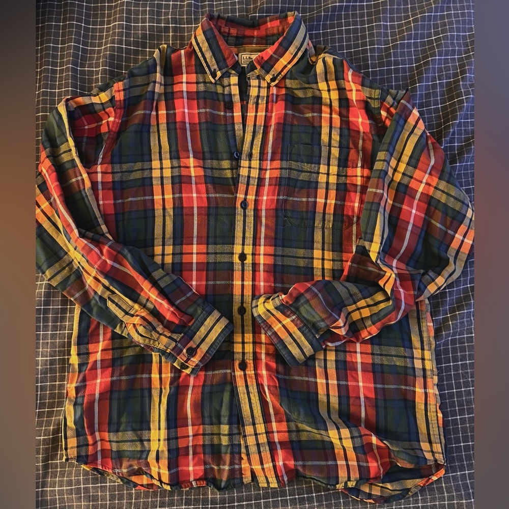 L.L.Bean Scotch Plaid Shirt